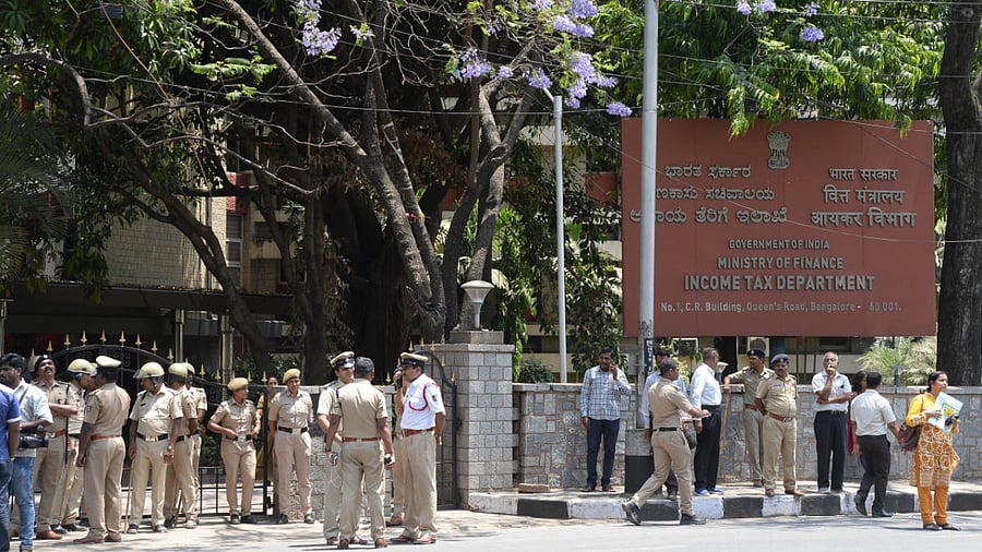 Income Tax Department. Credits: DH Photo