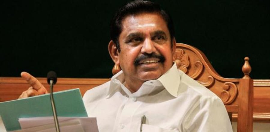 Tamil Nadu Chief Minister Edappadi K Palaniswami. Credit: PTI Photo