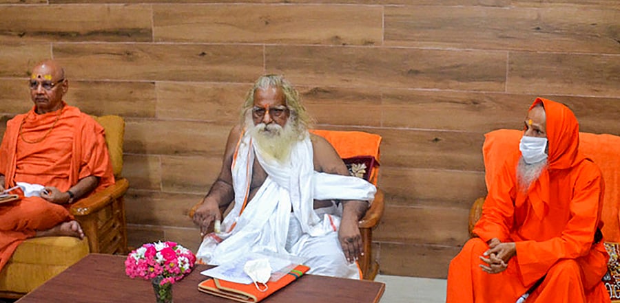 Mahant Nritya Gopal Das . Credit: PTI