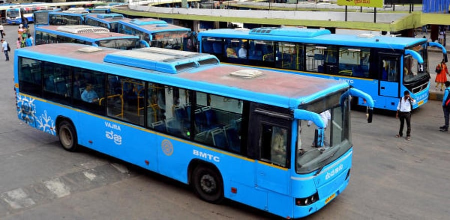 Volvo buses. Credit: DH File Photo