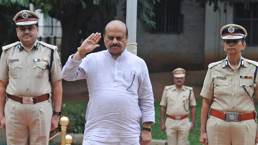 Bommai asked citizens to maintain law and order. File photo