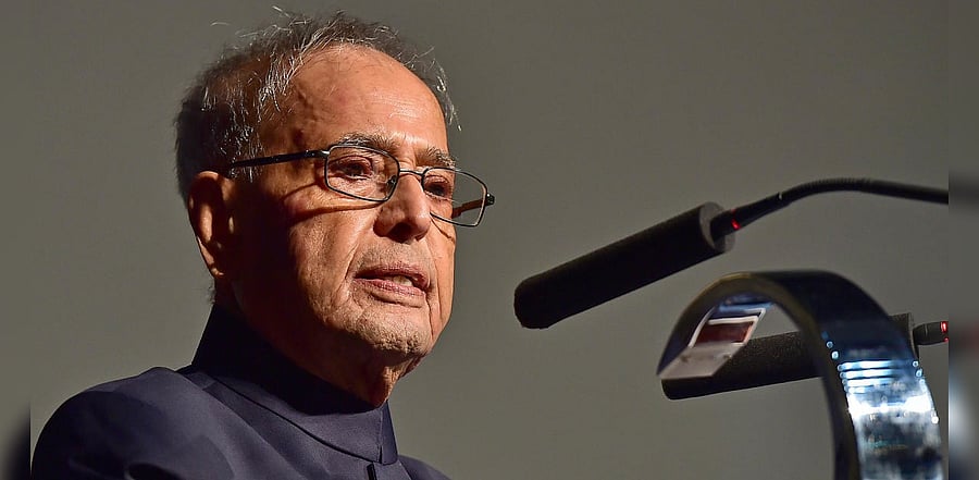Former President Pranab Mukherjee. Credit: DH File Photo