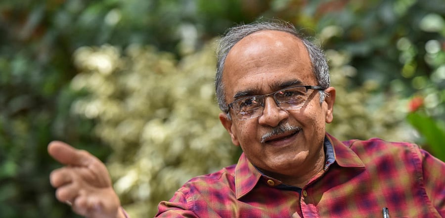 In the past several decades, Bhushan has been central to the litigations in almost all public interest cases in the Supreme Court. Credit: DH