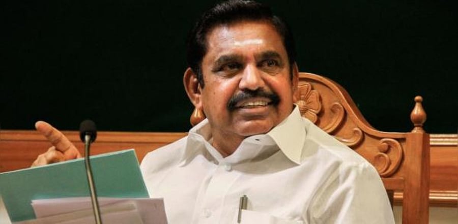 Tamil Nadu Chief Minister Edappadi K Palaniswami. Credit: PTI Photo