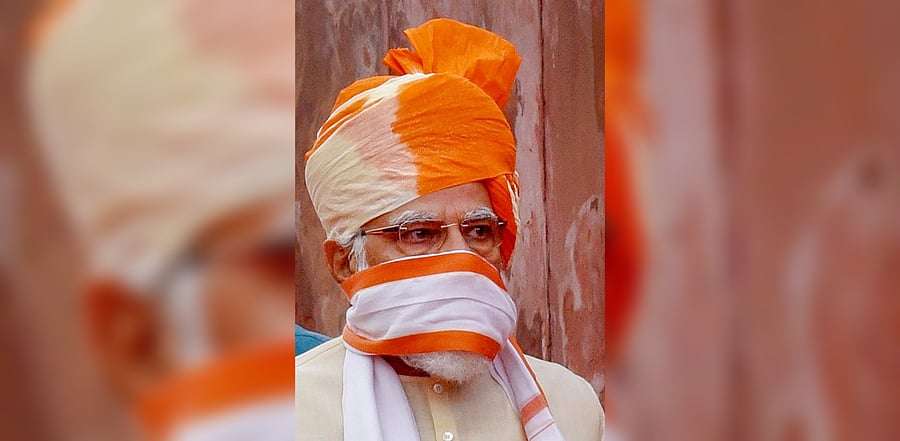 Prime Minister Modi also announced that the government has set up a panel of experts to reconsider the marriageable age for women and an appropriate decision would be taken once it submits its report. Credit: PTI