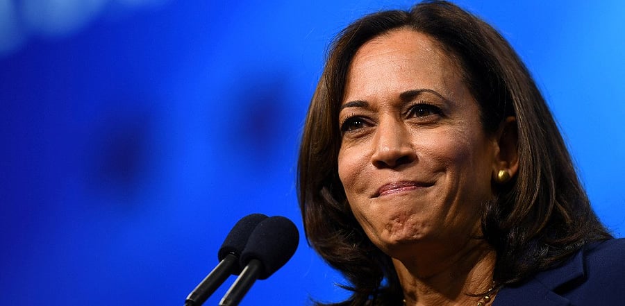Democratic presidential candidate former Vice President Joe Biden's running mate Sen. Kamala Harris. Credit: Reuters Photo