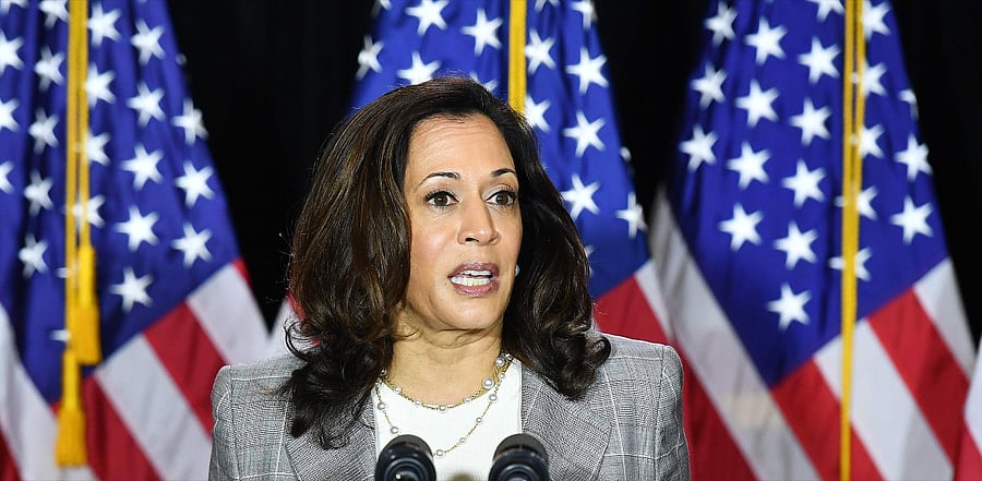 Vice Presidential candidate Kamala Harris. Credit: AFP Photo