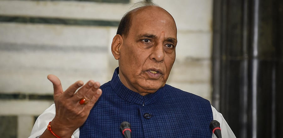 Defence Minister Rajnath Singh.