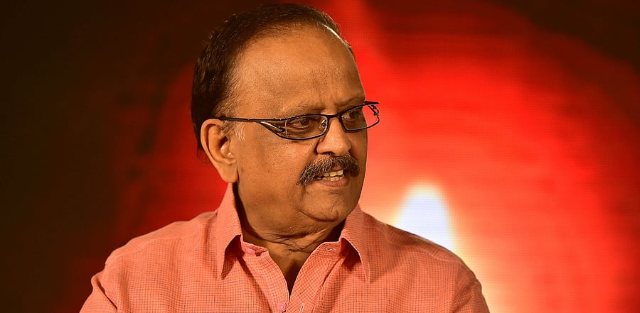 Legendary playback singer S P Balasubrahmanyam.