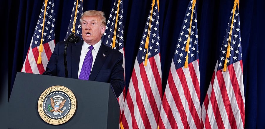 US President Donald Trump. Credit: Reuters Photo