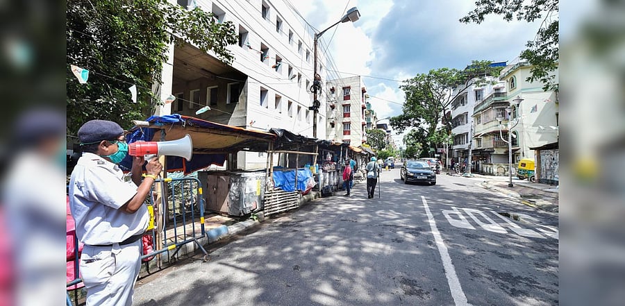Shutdown in Kolkata. Credit: PTI