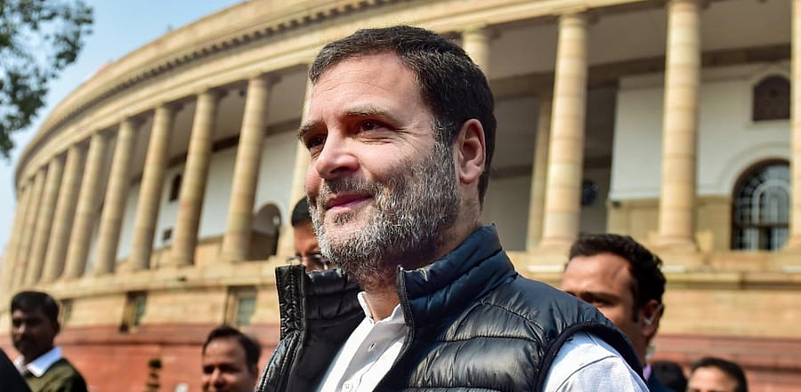 Rahul Gandhi said BJP and RSS use Facebook and WhatsApp to spread hate and fake news. Credit: PTI/file photo