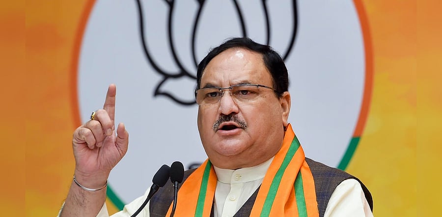 J P Nadda accused the Congress leader of "spreading fake news". Credits: PTI