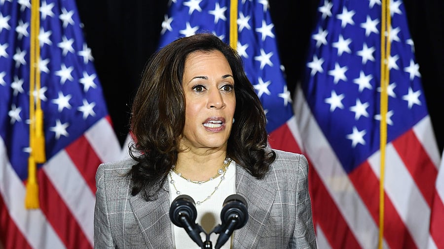 Kamala Harris. Credits: Reuters Photo