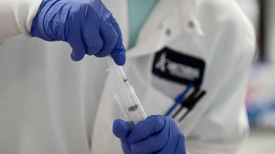 A scientist conducts research on a vaccine for the novel coronavirus (Covid-19) at the laboratories. Credits: Reuters Photo