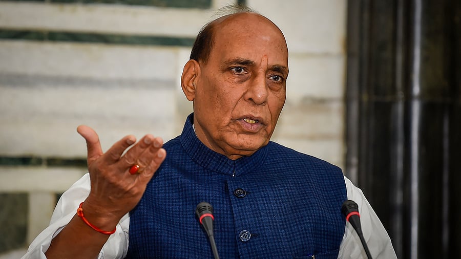 Defence Minister Rajnath Singh. Credits: PTI Photo