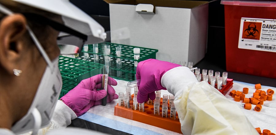 Evidence suggests SARS-CoV-2 was not created in a lab. Representative image/Credit: AFP Photo
