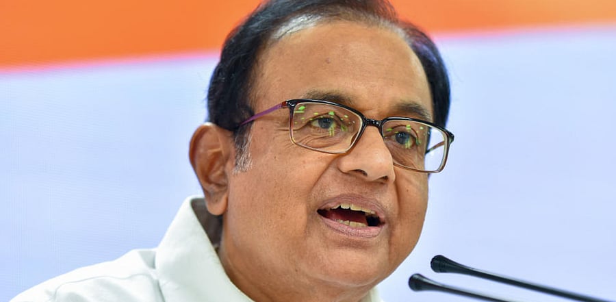 Senior Congress leader P Chidambaram. Credit: PTI Photo