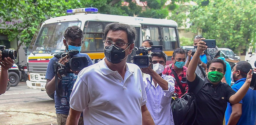 Director Rumi Jaffery at Bandra police station. Credit: PTI File Photo