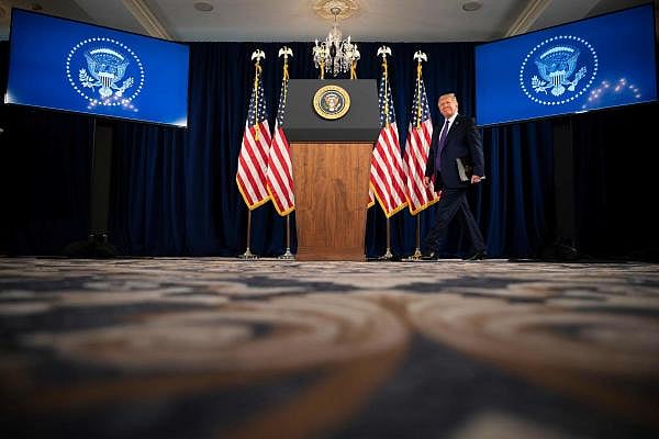 Donald Trump said he will try a controversial "snapback" to force a return of UN sanctions against Iran, after the Security Council rejected Washington's bid to extend the arms embargo against the Islamic republic. Credit: AFP