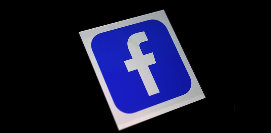 Facebook logo. Credit: AFP Photo