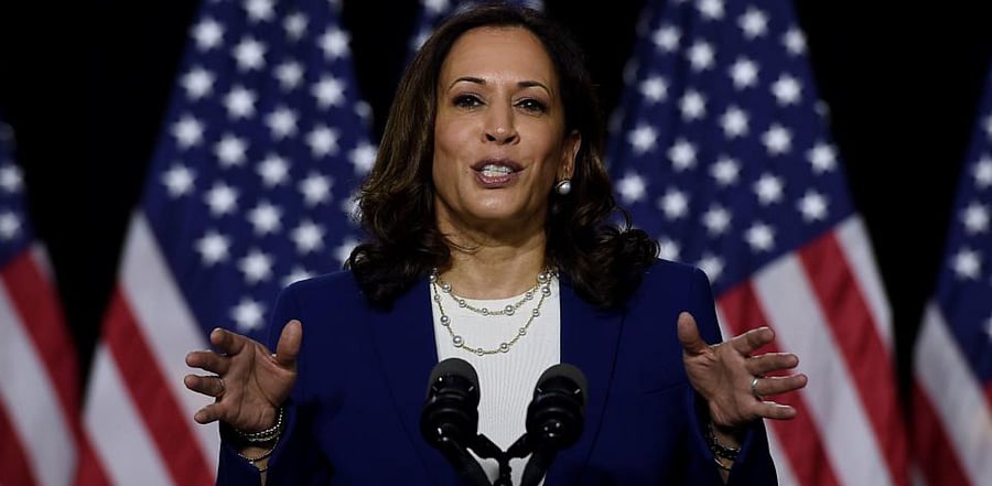  US Senator Kamala Harris. Credit: AFP