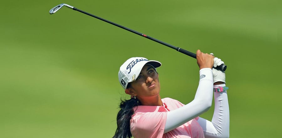 Aditi Ashok. Credit: AFP FIle Photo