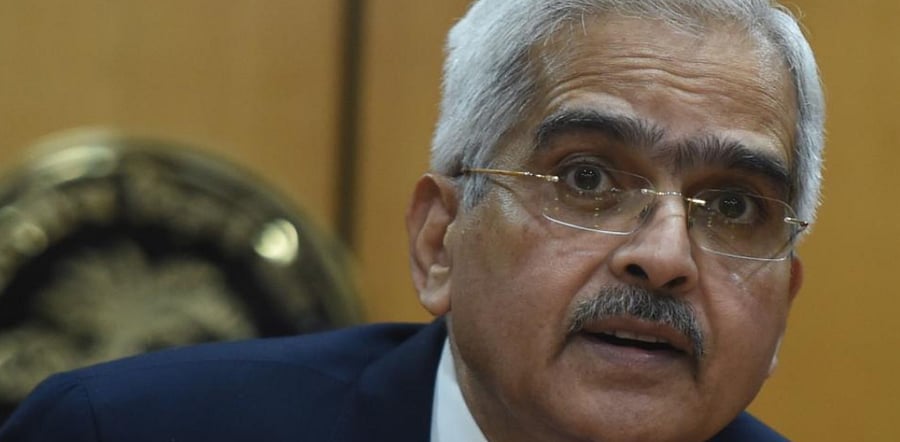 Governor of the Reserve Bank of India (RBI) Shaktikanta Das. Credit: AFP Photo