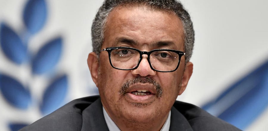 World Health Organization Director-General Tedros Adhanom Ghebreyesus. Credit: Reuters File Photo