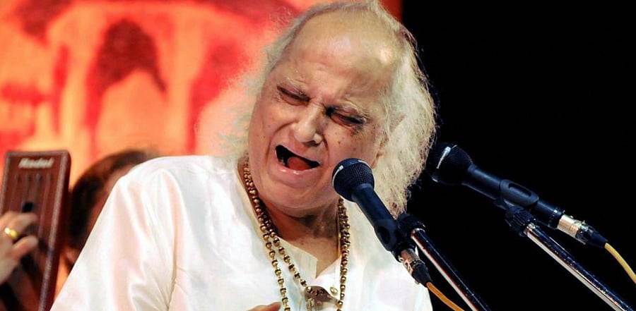 Legendary vocalist Pandit Jasraj. Credit: PTI File Photo