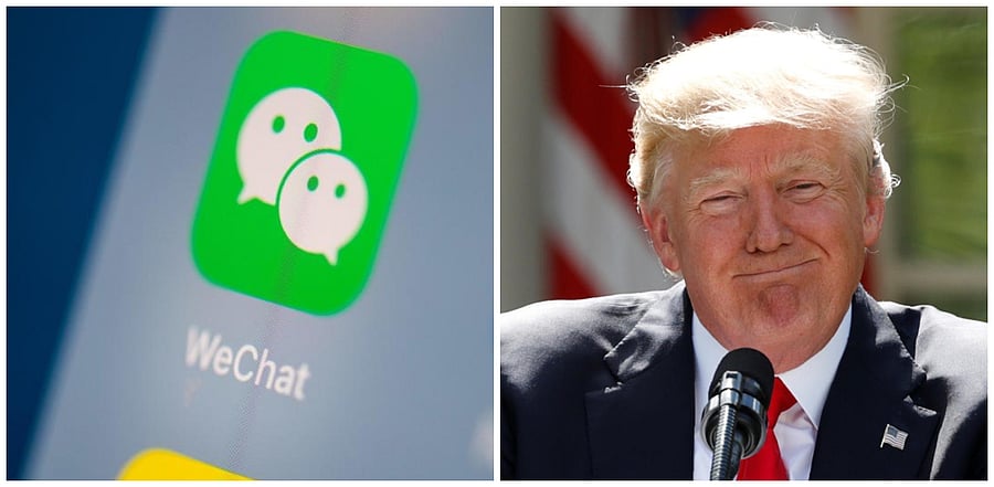 Trump on Aug. 6 ordered sweeping but vague bans on transactions with the Chinese owners of WeChat and another popular consumer app, TikTok, saying they are a threat to U.S. national security, foreign policy and the economy.