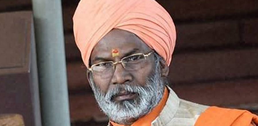 Uttar Pradesh BJP leader Sakshi Maharaj. Credit: DH File Photo