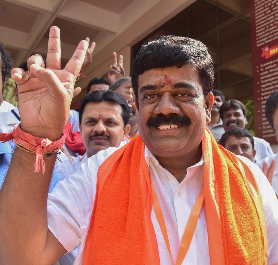 BJP’s CV Raman Nagar legislator S Raghu S Raghu,