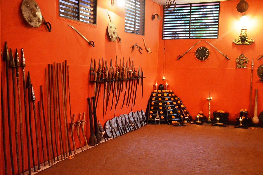 A Kalari or design space used for Kalaripayattu. PHOTOS BY AUTHOR