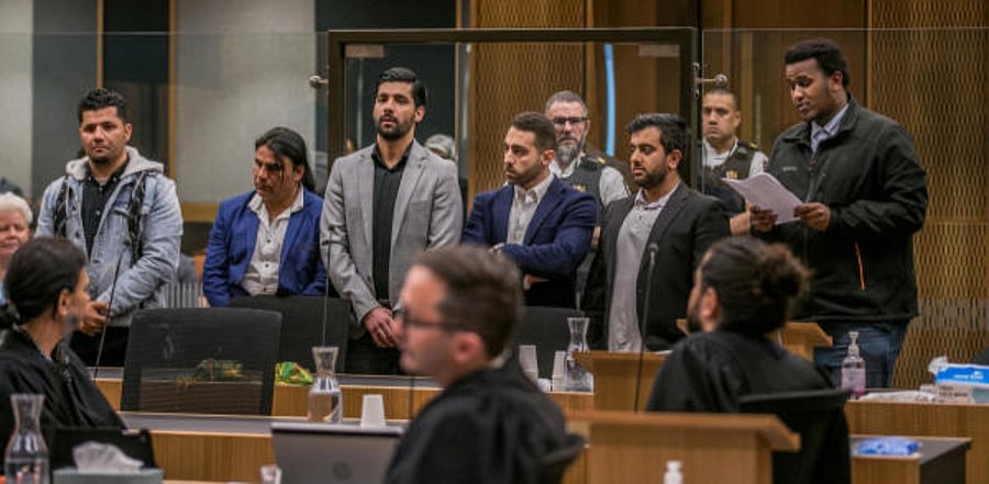 Victim impact statements are given during the sentencing of mosque gunman Brenton Tarrant at the High Court in Christchurch, New Zealand. Credit: Reuters Photo