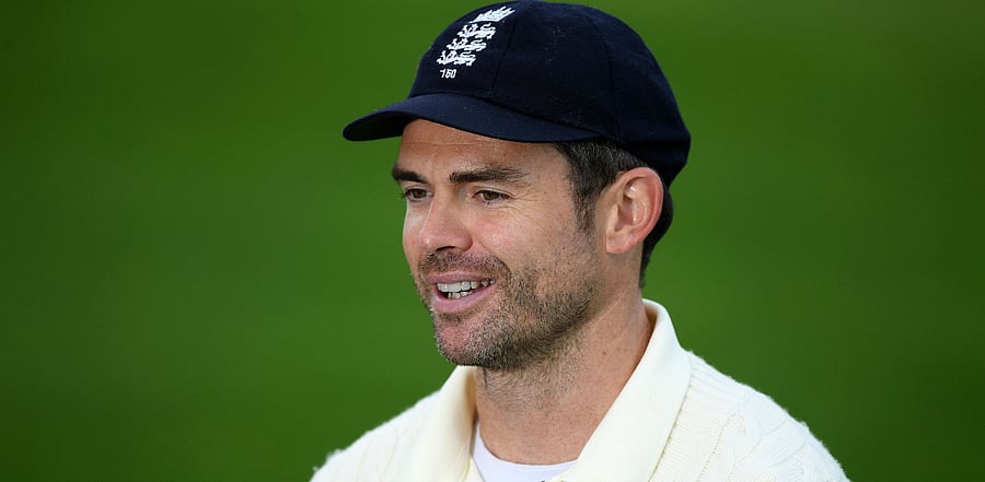 English bowler James Anderson. Credit: AFP Photo