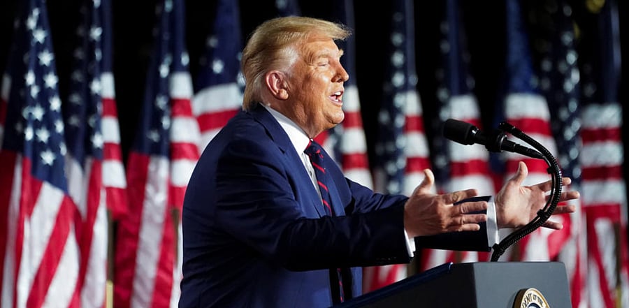 US President Donald Trump. Credit: Reuters