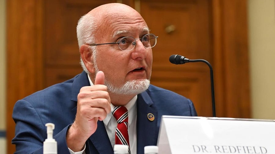 Robert Redfield, director of the Centers for Disease Control and Prevention (CDC), speaks during a House Subcommittee on the Coronavirus Crisis hearing on a national plan to contain the Covid-19 pandemic. Credit: AFP