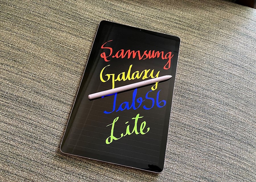 Samsung Galaxy Tab S6 Lite. Credit: DH Photo/KVN Rohit