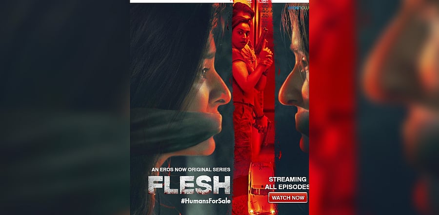 'Flesh' features Swara Bhasker in the role of a cop. Credit: Twitter/@n_hiral