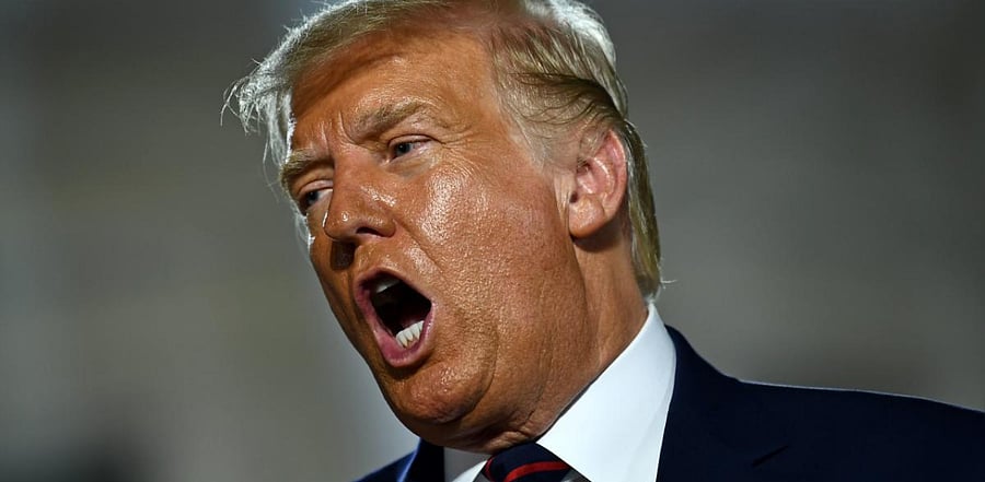 US President Donald Trump. Credit: AFP