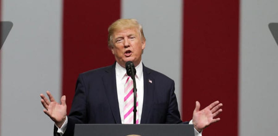 US President Donald Trump. Credit: Reuters