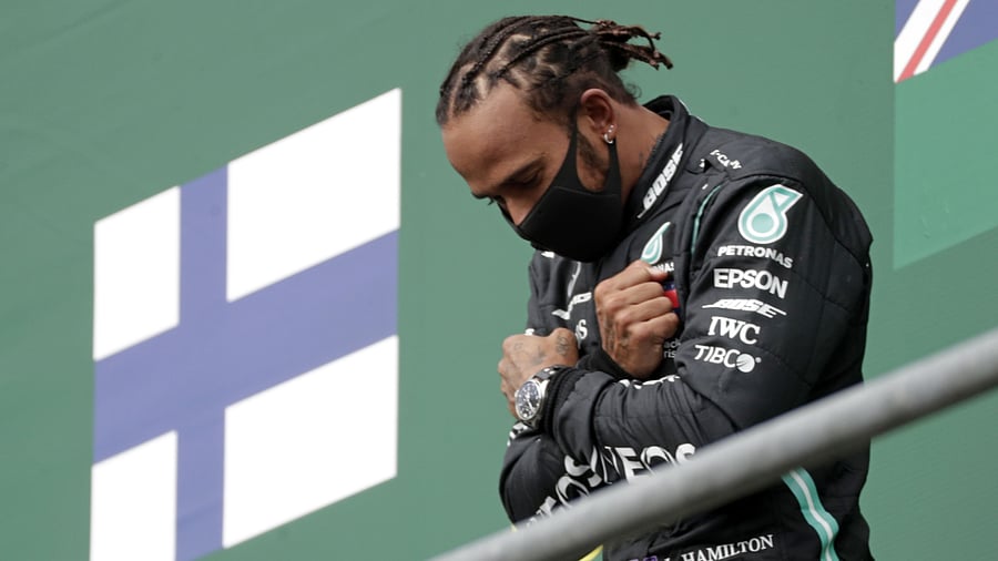 Mercedes' British driver Lewis Hamilton. Credits: AFP Photo