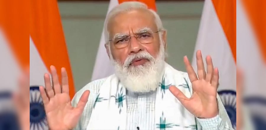  Prime Minister Narendra Modi said India has talent and ability to become a toy hub for the entire world and called upon startups to work towards realising this potential while being "vocal about local toys". Credit: PTI Photo