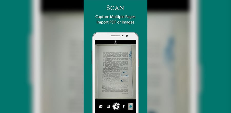 Image of the scanning app. Credit: AIR Scanner