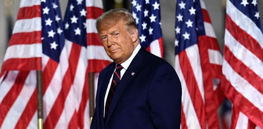 In the weekend blast of Twitter messages, Trump also embraced a call to imprison Gov. Andrew Cuomo of New York.