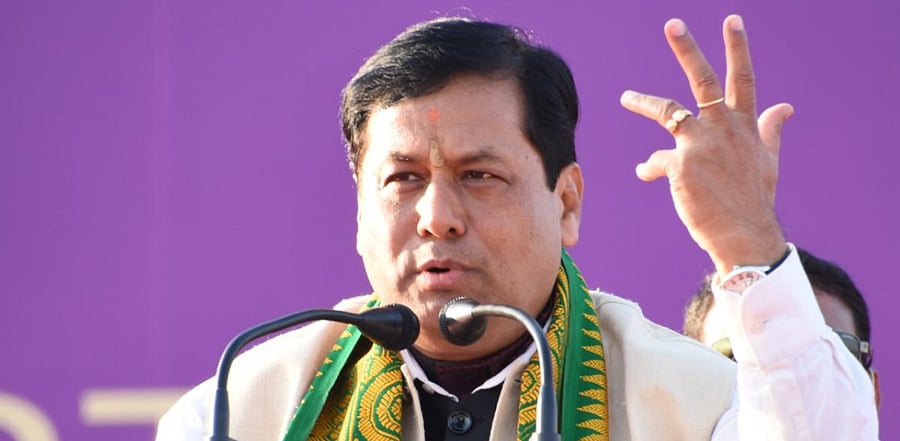 Assam Chief Minister Sarbananda Sonowal. Credit: DH File Photo