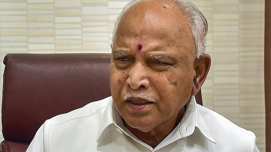 Karnataka Chief Minister B S Yediyurappa. Credits: PTI Photo