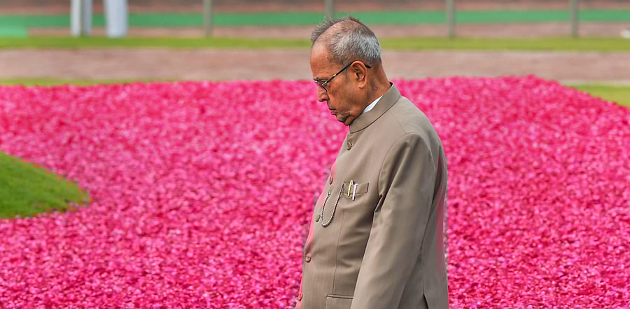 Former President Pranab Mukherjee. Credit: PTI Photo