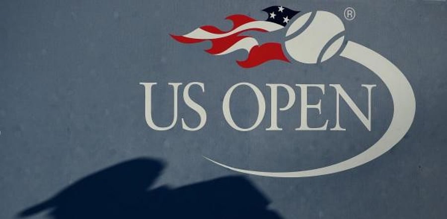 US Open logo. Credit: AFP